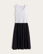 Vestido Combinado - Algodón