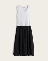 Vestido Combinado - Algodón