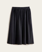 Falda Plana Midi - Algodón