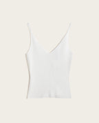 Top Cuello Pico Tirantes - Algodón