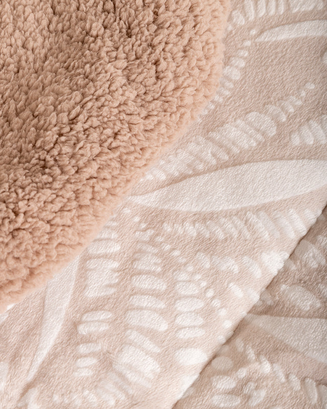 Oslan Cotton Sherpa Duvet - Velvet 160gr, Stripes 240gr, Burnout 240gr + 160gr Sherpa