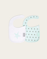 Pack 2 Baberos Estrellas - Verde