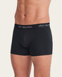 Calzoncillo Bóxer Básico - Algodón - Negro/Antracita