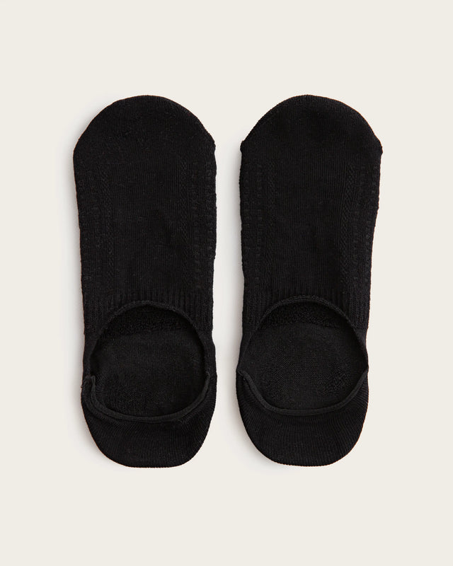 Par Calcetines Pinkie Hombre - Negro