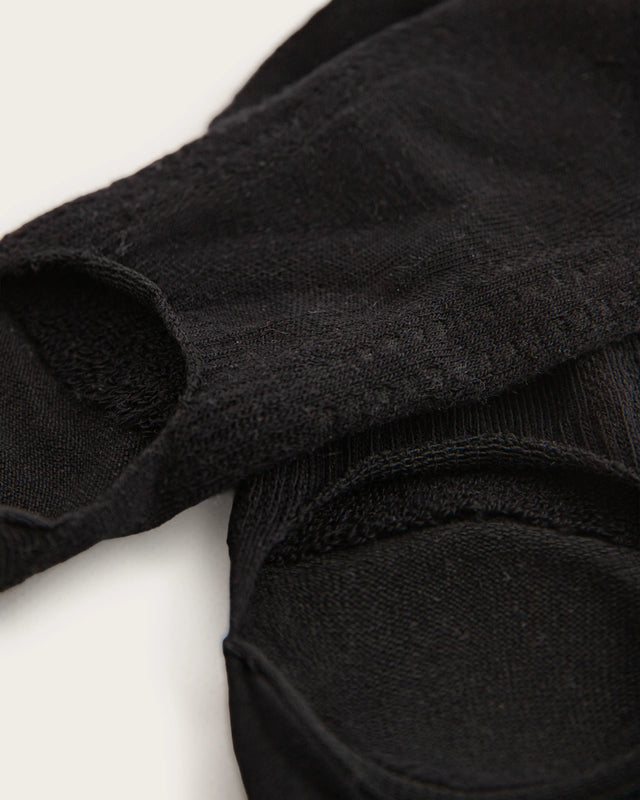 Par Calcetines Pinkie Hombre - Negro