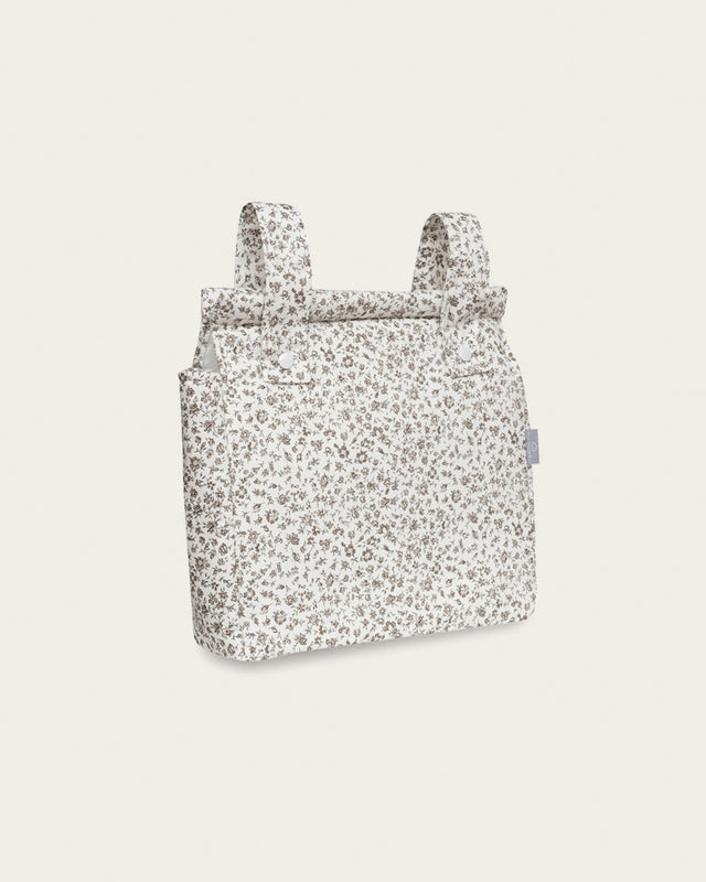 Bolso Carro Bebé Flores - Gris
