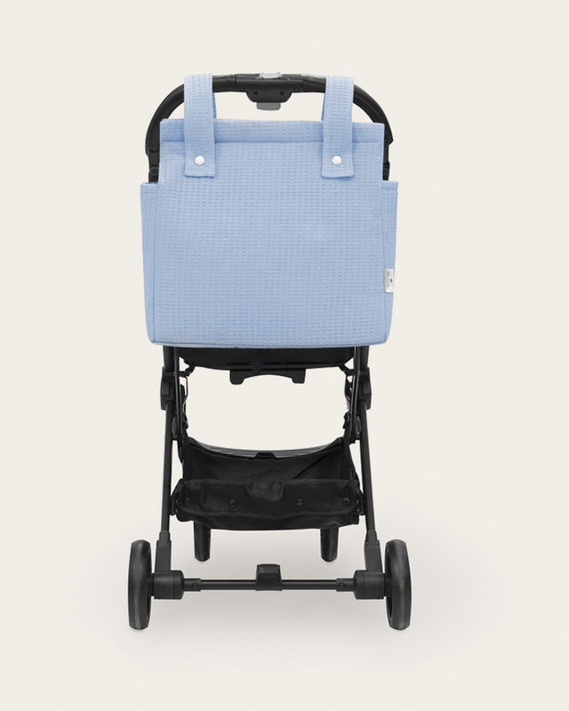 Bolso Carro Bebé Nido de Abeja - Azul