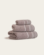 Juego de Toallas Jacquard Aret Zero Twist Algodón - 500 gr/m²