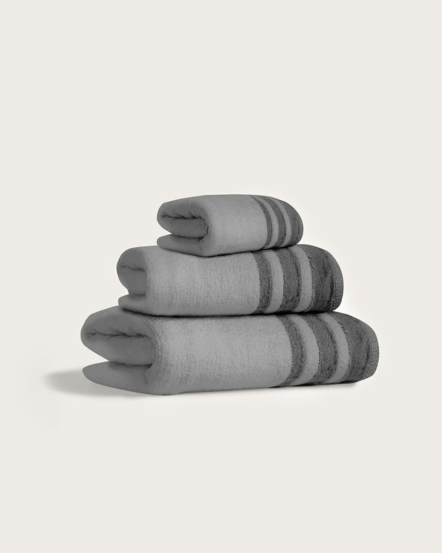 Juego de Toallas Jacquard Siros Zero Twist Algodón - 500 gr/m²