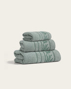 Juego de Toallas Jacquard Yeudi Zero Twist Algodón - 500 gr/m²