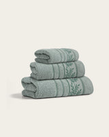 Juego de Toallas Jacquard Yeudi Zero Twist Algodón - 500 gr/m²
