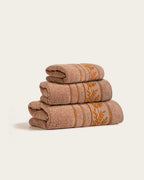 Juego de Toallas Jacquard Yeudi Zero Twist Algodón - 500 gr/m²