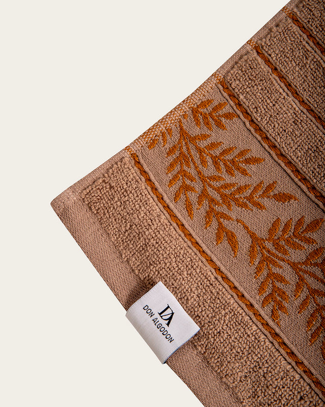 Juego de Toallas Jacquard Yeudi Zero Twist Algodón - 500 gr/m²
