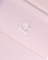 Juego de Sábanas para Bebé Oso- Rosa