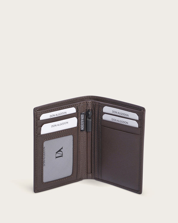 Cartera Hombre Gael Protección RFID - Marrón