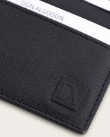 Tarjetero Hombre Marco Protección RFID - Negro