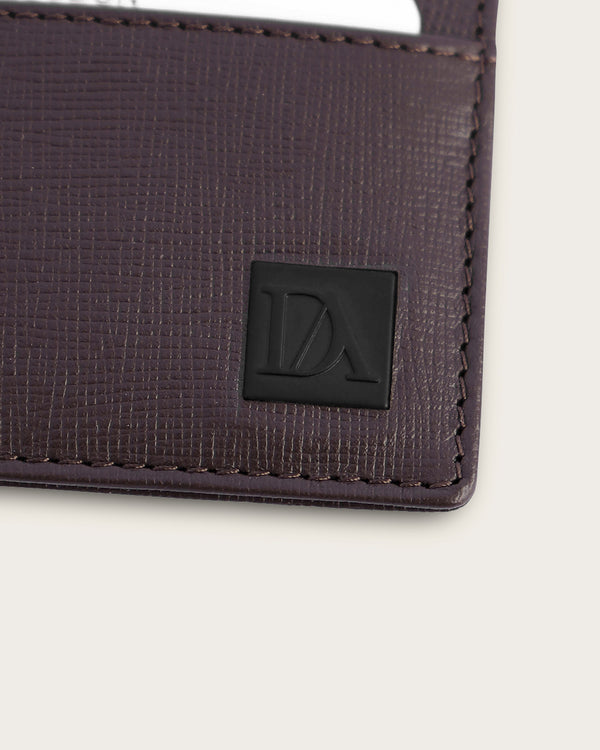 Tarjetero Hombre Marco Protección RFID - Marrón