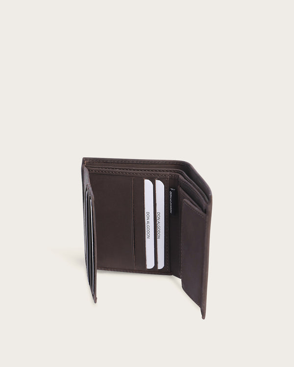 Cartera Hombre Nicolás Protección RFID - Marrón