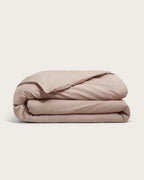 Percale Duvet Cover - 180 thread count Cotton - Dusty Pink