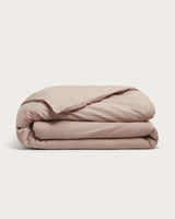 Housse de couette Percale - Coton 180 fils - Rose poudré