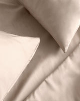 Juego de Sábanas Seda de Bambú - Beige