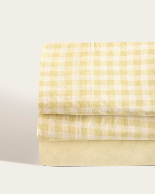 Elia Cotton Sheet Set - 150 Thread Count - Yellow