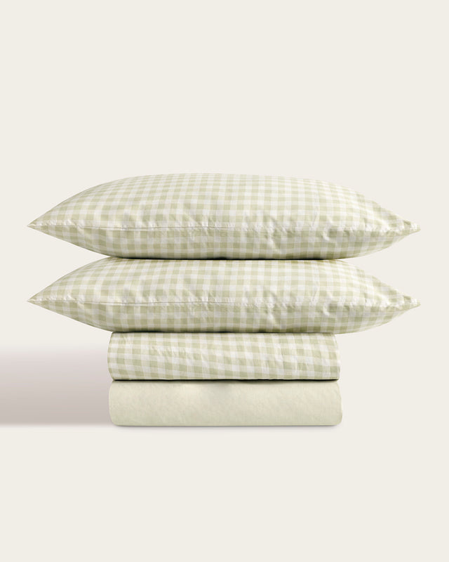 Elia Cotton Sheet Set - 150 Thread Count - Green