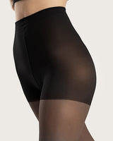Panty Ultrafino Con Demarcación - 17 Deniers - Negro