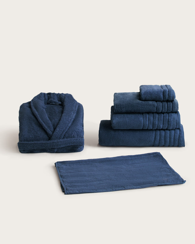 Pack de Baño Completo - 3 Piezas - Azulón