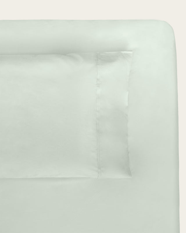 Fitted Percale Sheet - 180 thread count Cotton - Sea Green