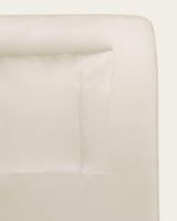 Percale Fitted Sheet - 180 Thread Count Cotton - Beige