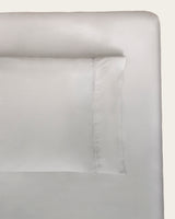 Percale Fitted Sheet - 180 Thread Count Cotton - Gray
