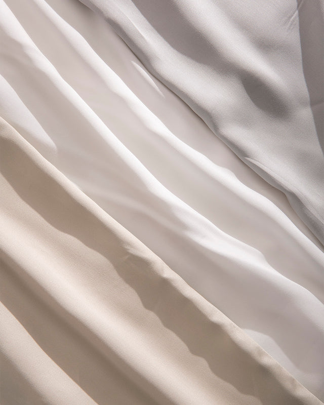 Funda de Almohada Seda de Bambú - Beige