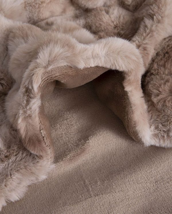 manta para sofa de pelo don algodon