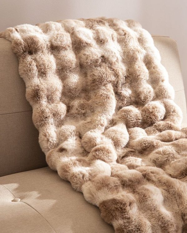 manta para sofa de pelo don algodon